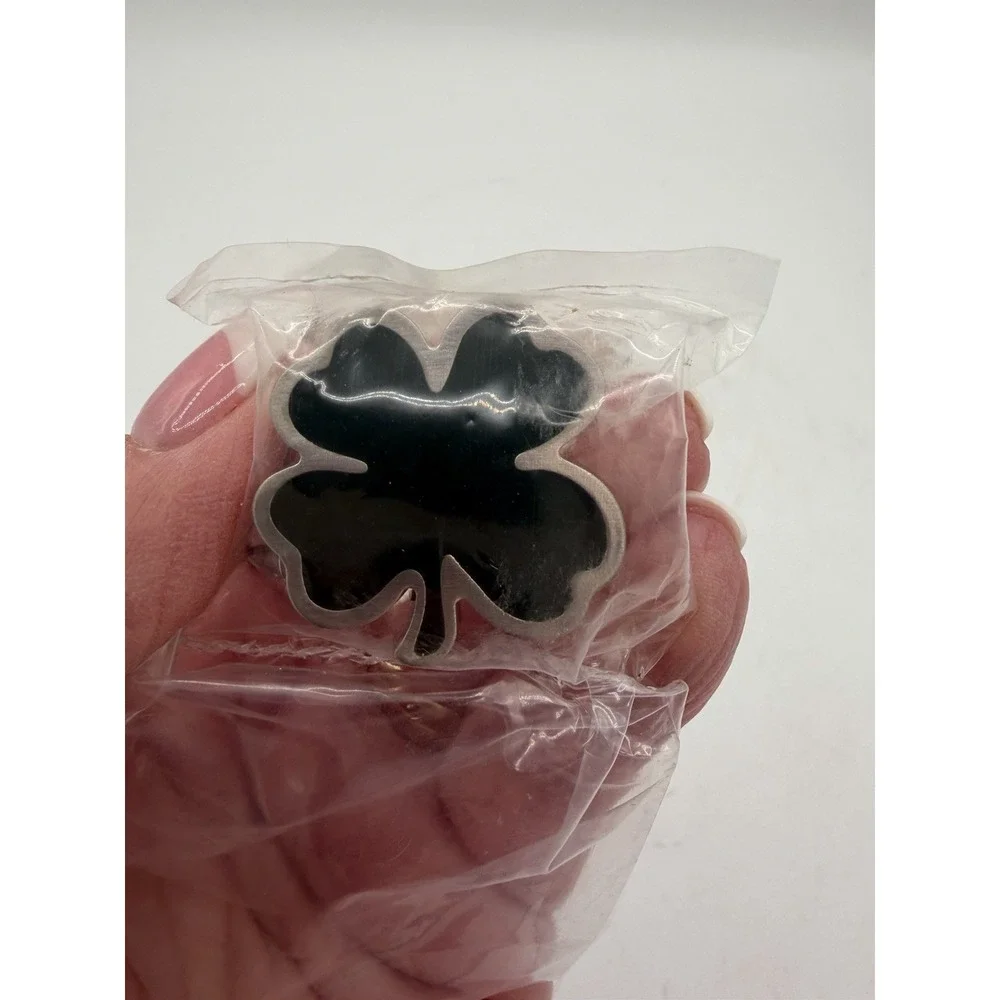 Longaberger Shamrock Basket Lid Knob 🍀✨ – Green Lucky‎ Clover – NIP – Knob Only